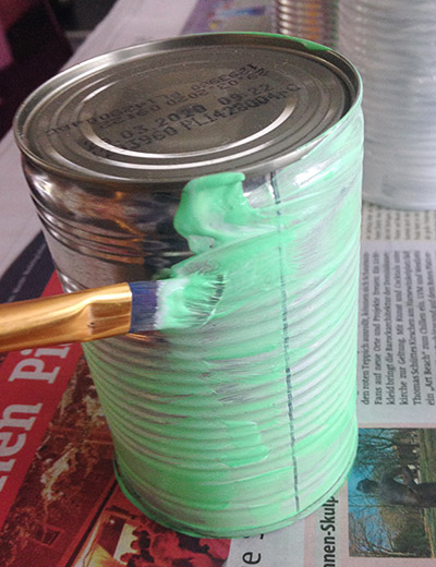 Bastelanleitung Dosenwurfspiel