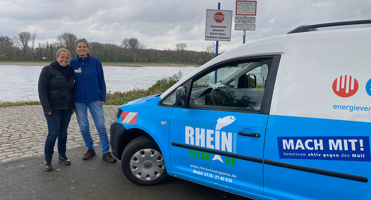 Unsere Spende an „RheinCleanUp“